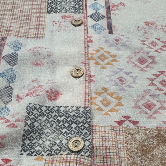 Buckle/Gimmicks Patchwork Blouse M - Picture 9 of 14